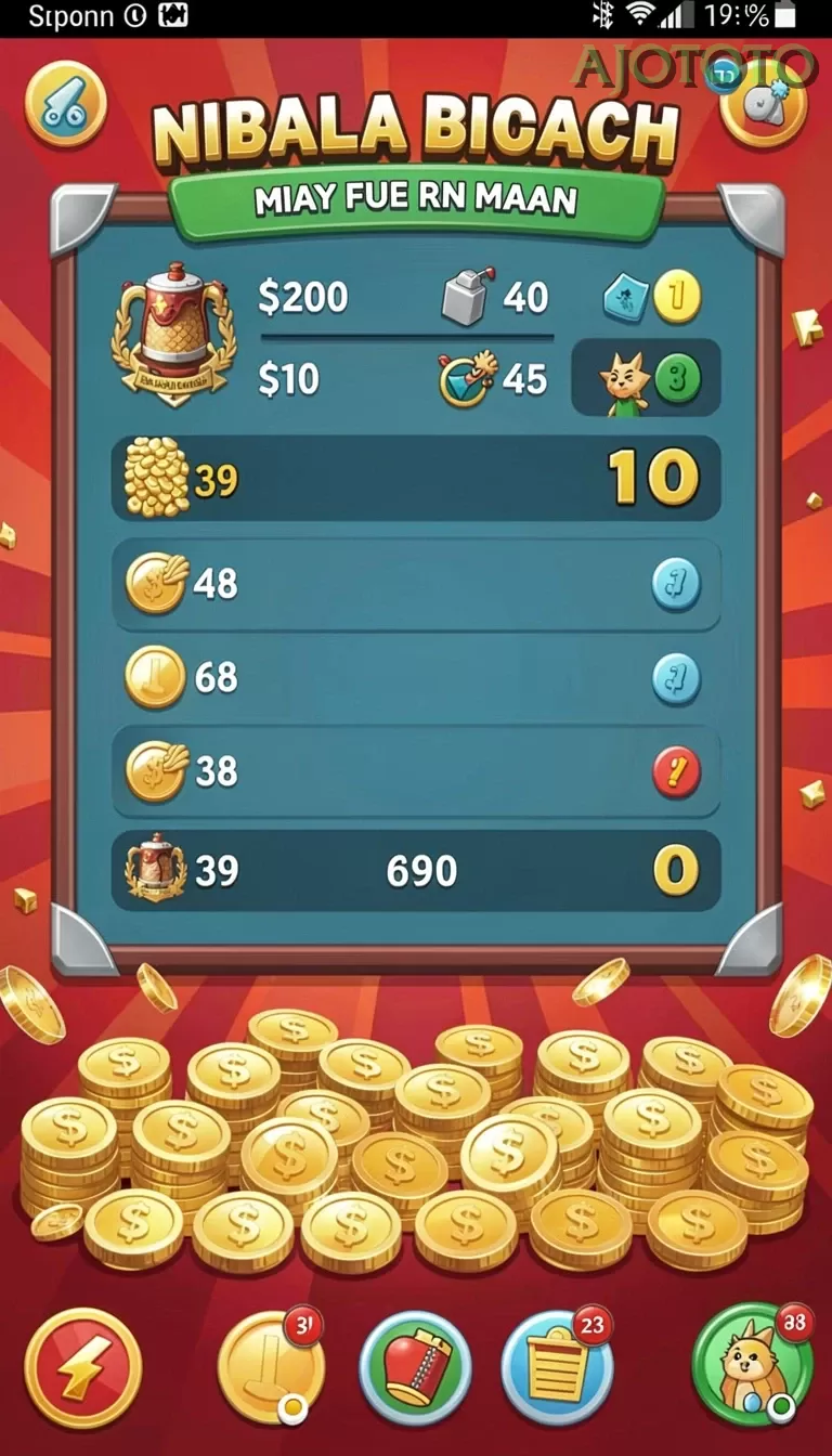 Cuplikan layar QTGAME — pengaturan akun