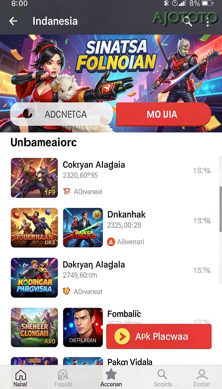 Cuplikan layar IDN789 — halaman utama